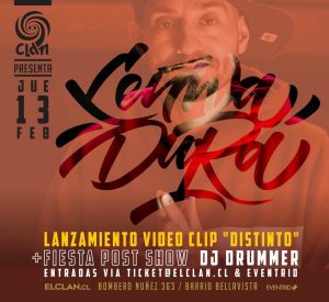 Lenwa Dura lanza nuevo clip este jueves 13 en El Clan @ Bar El Clan