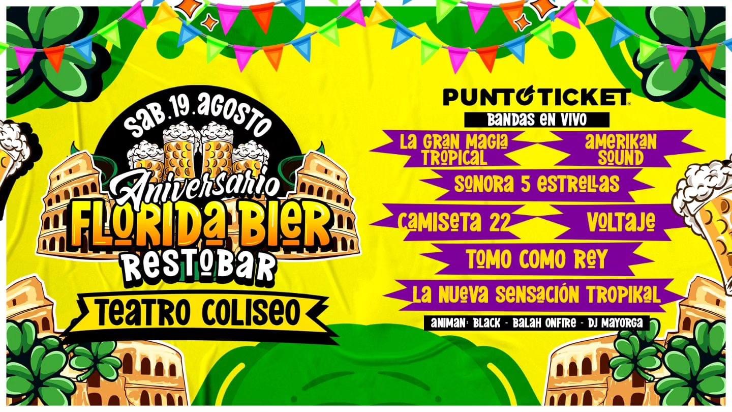 Florida Bier Fest realizará gran festival musical Cool Music Chile